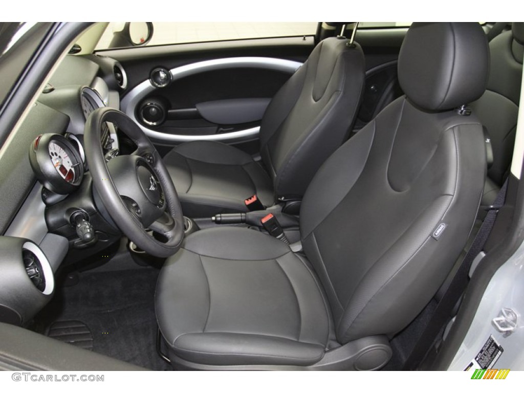 Carbon Black Interior 2011 Mini Cooper Hardtop Photo #78272377