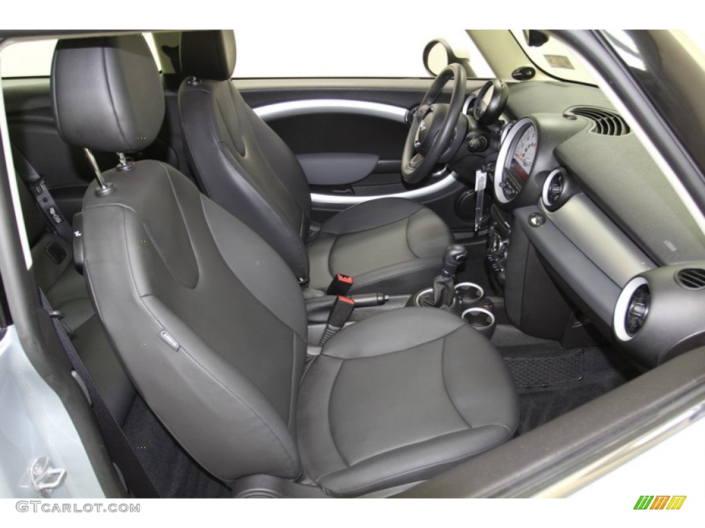 Carbon Black Interior 2011 Mini Cooper Hardtop Photo #78272766