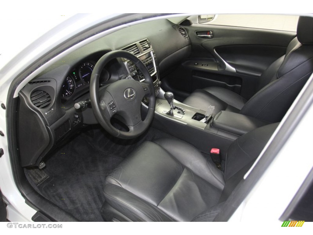 Black Interior 2006 Lexus IS 250 Photo #78273121
