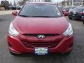 2010 Garnet Red Hyundai Tucson GLS  photo #2