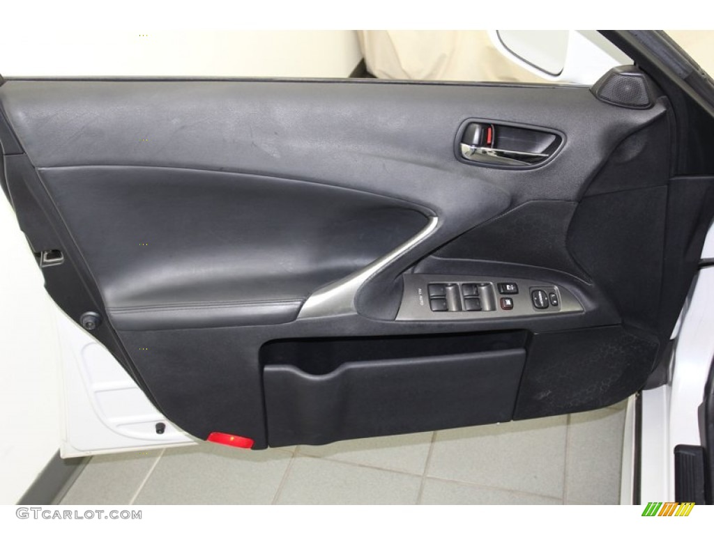 2006 Lexus IS 250 Black Door Panel Photo #78273172