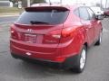 2010 Garnet Red Hyundai Tucson GLS  photo #4