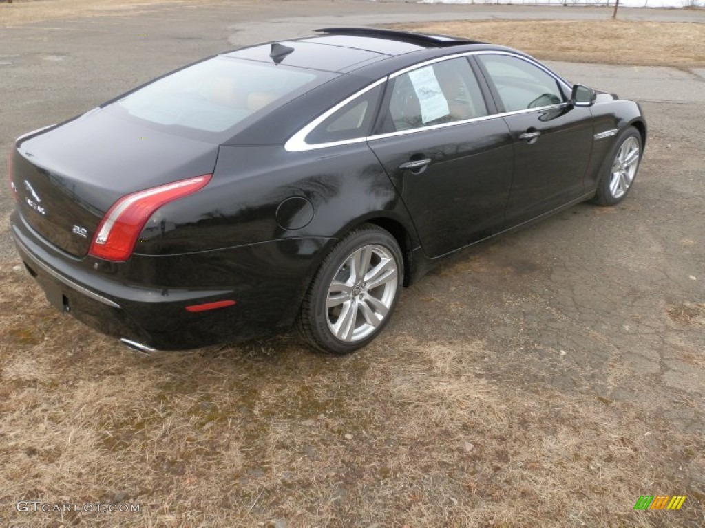 Ultimate Black Metallic 2013 Jaguar XJ XJL Portfolio AWD Exterior Photo #78273490