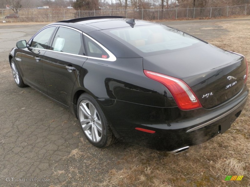 Ultimate Black Metallic 2013 Jaguar XJ XJL Portfolio AWD Exterior Photo #78273511