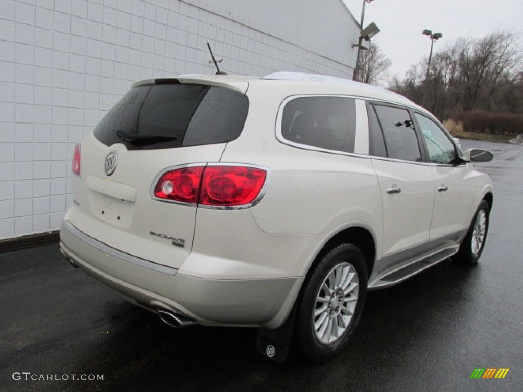 2008 Enclave CXL AWD - White Diamond Tri Coat / Titanium/Dark Titanium photo #8