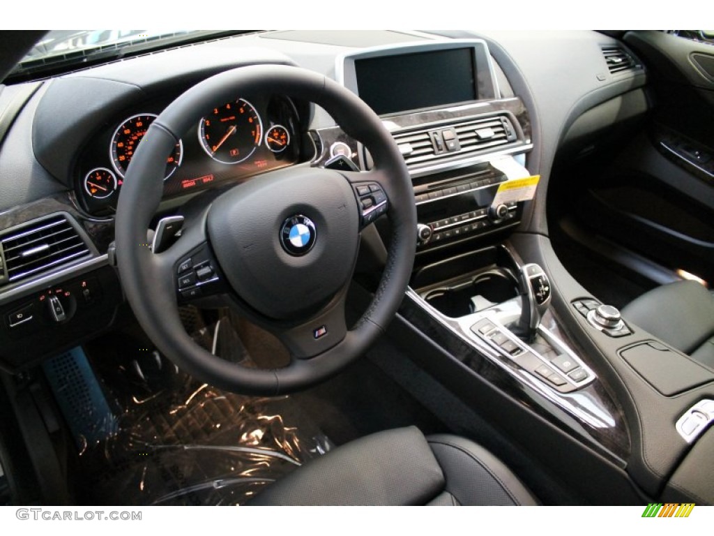 2013 BMW 6 Series 650i xDrive Gran Coupe Black Dashboard Photo #78273772