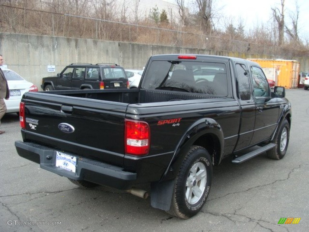 2006 Ranger Sport SuperCab 4x4 - Black / Ebony Black/Grey photo #4