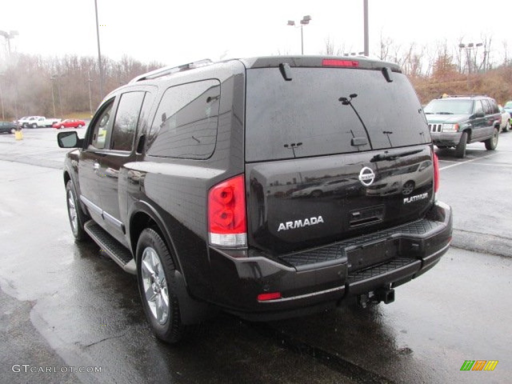 Espresso Black 2012 Nissan Armada Platinum 4WD Exterior Photo #78274215