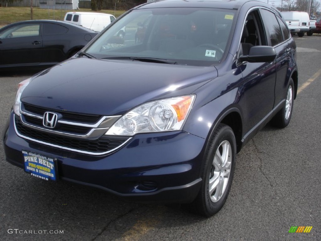 2011 CR-V EX 4WD - Royal Blue Pearl / Gray photo #1