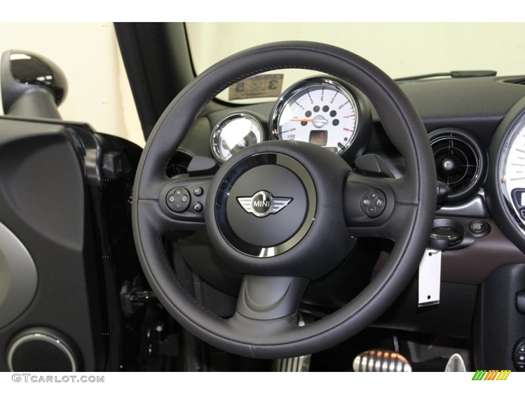 2013 Mini Cooper S Convertible Highgate Package Steering Wheel Photos