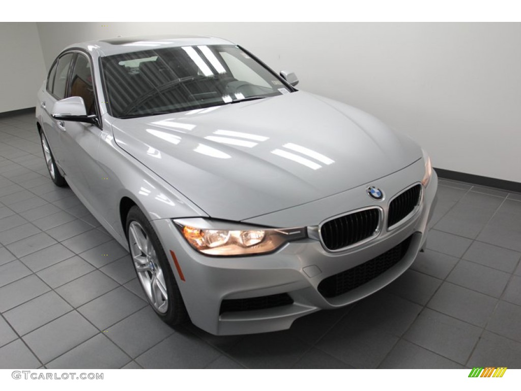 2013 3 Series 328i Sedan - Glacier Silver Metallic / Black photo #5