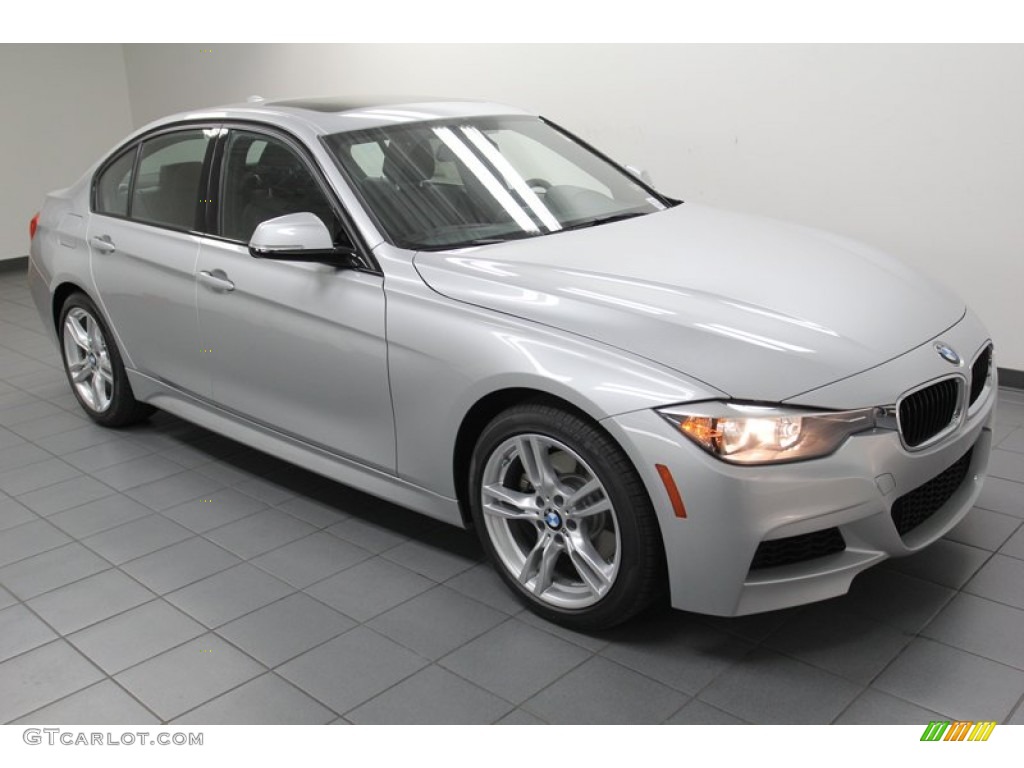 2013 3 Series 328i Sedan - Glacier Silver Metallic / Black photo #6