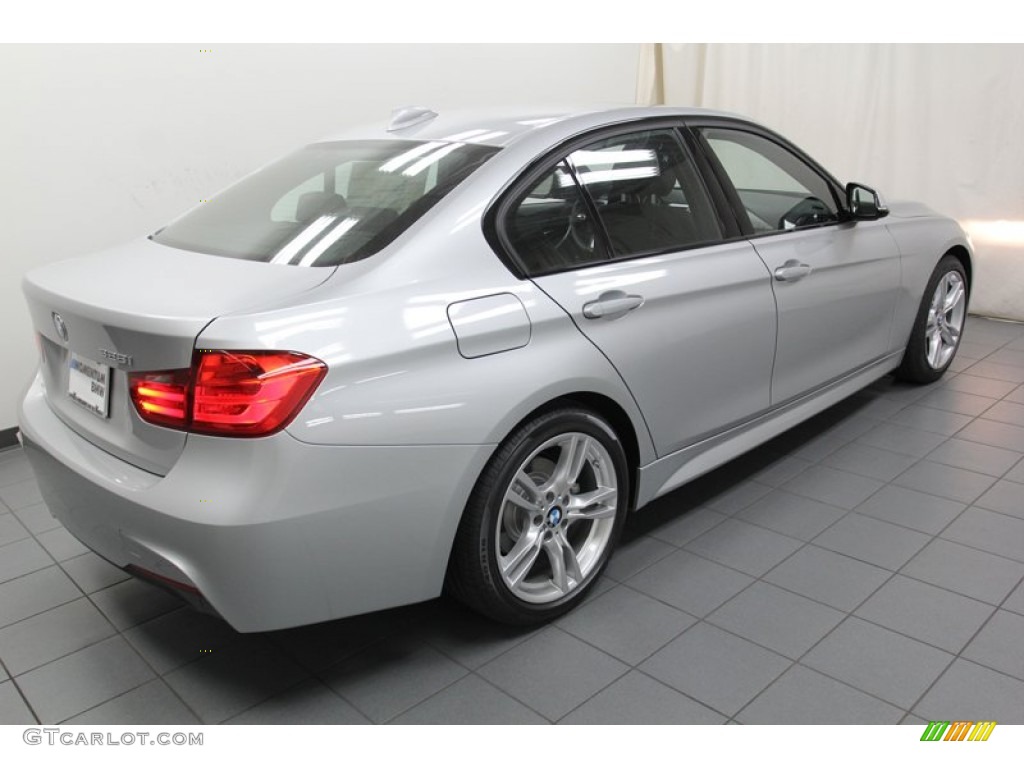 2013 3 Series 328i Sedan - Glacier Silver Metallic / Black photo #8