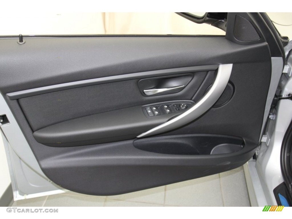 2013 3 Series 328i Sedan - Glacier Silver Metallic / Black photo #13