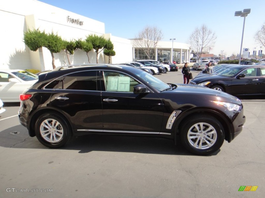 Malbec Black 2012 Infiniti FX 35 AWD Exterior Photo #78274900