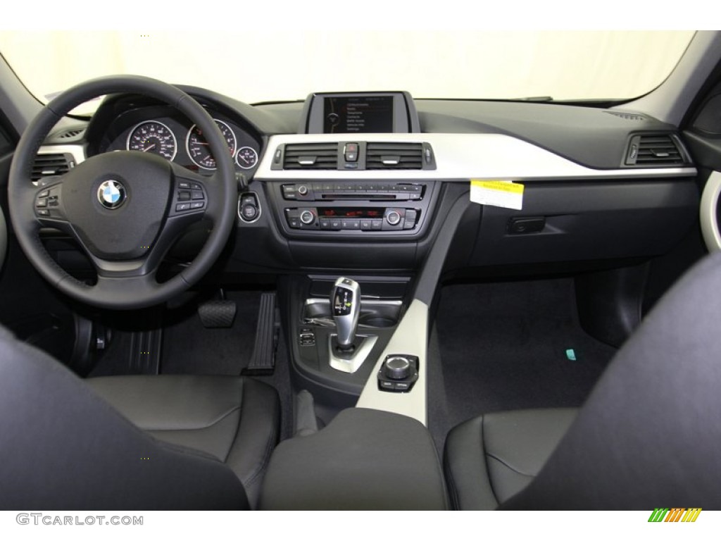 2013 3 Series 328i Sedan - Glacier Silver Metallic / Black photo #4