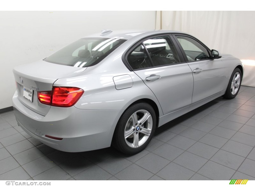 2013 3 Series 328i Sedan - Glacier Silver Metallic / Black photo #8