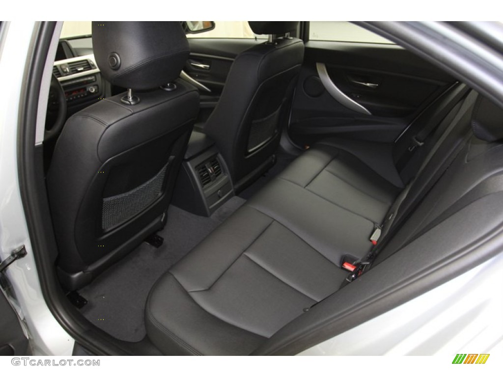 2013 3 Series 328i Sedan - Glacier Silver Metallic / Black photo #24