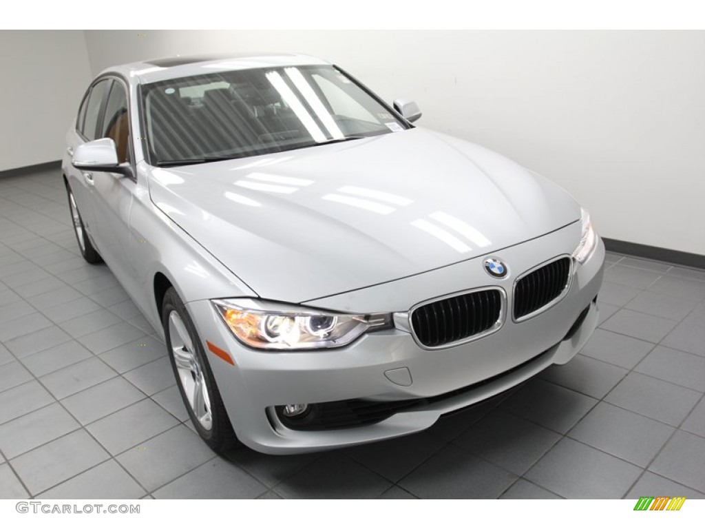 2013 3 Series 328i Sedan - Glacier Silver Metallic / Black photo #5