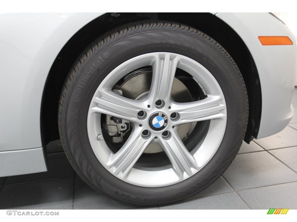 2013 3 Series 328i Sedan - Glacier Silver Metallic / Black photo #7