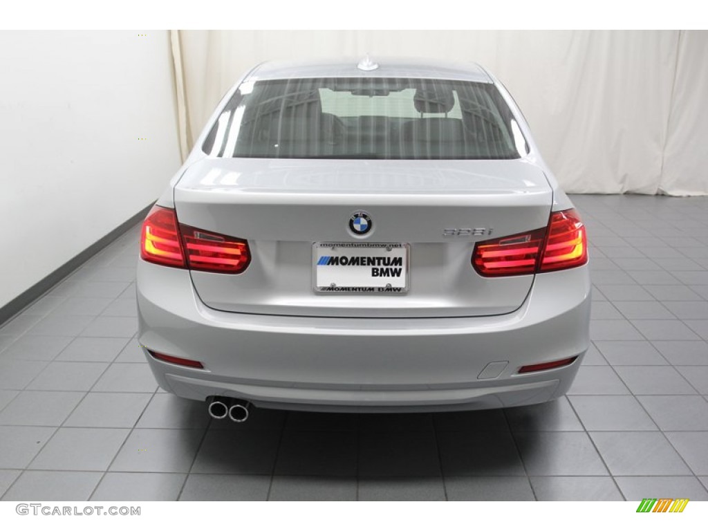 2013 3 Series 328i Sedan - Glacier Silver Metallic / Black photo #9
