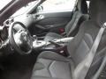 2009 Nissan 370Z Black Cloth Interior Front Seat Photo