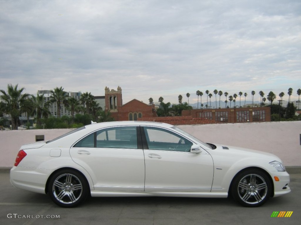 Diamond White Metallic 2012 Mercedes-Benz S 550 Sedan Exterior Photo #78275869