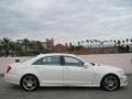 Diamond White Metallic 2012 Mercedes-Benz S 550 Sedan Exterior