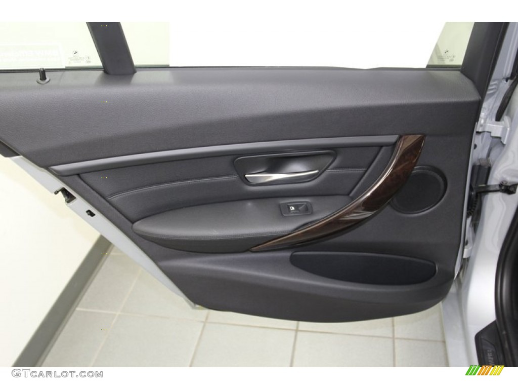 2013 3 Series 328i Sedan - Glacier Silver Metallic / Black photo #25