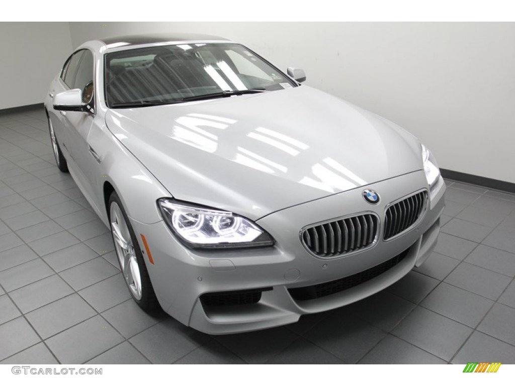 2013 6 Series 650i Gran Coupe - Titanium Silver Metallic / Black photo #5