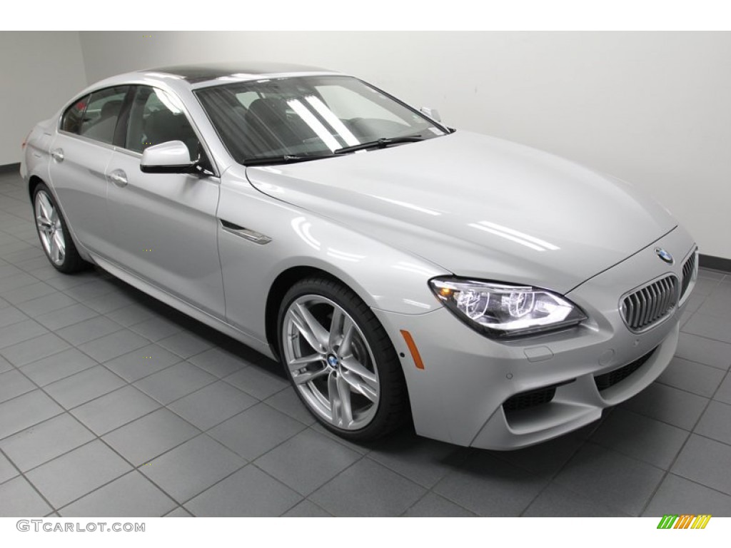 2013 6 Series 650i Gran Coupe - Titanium Silver Metallic / Black photo #6