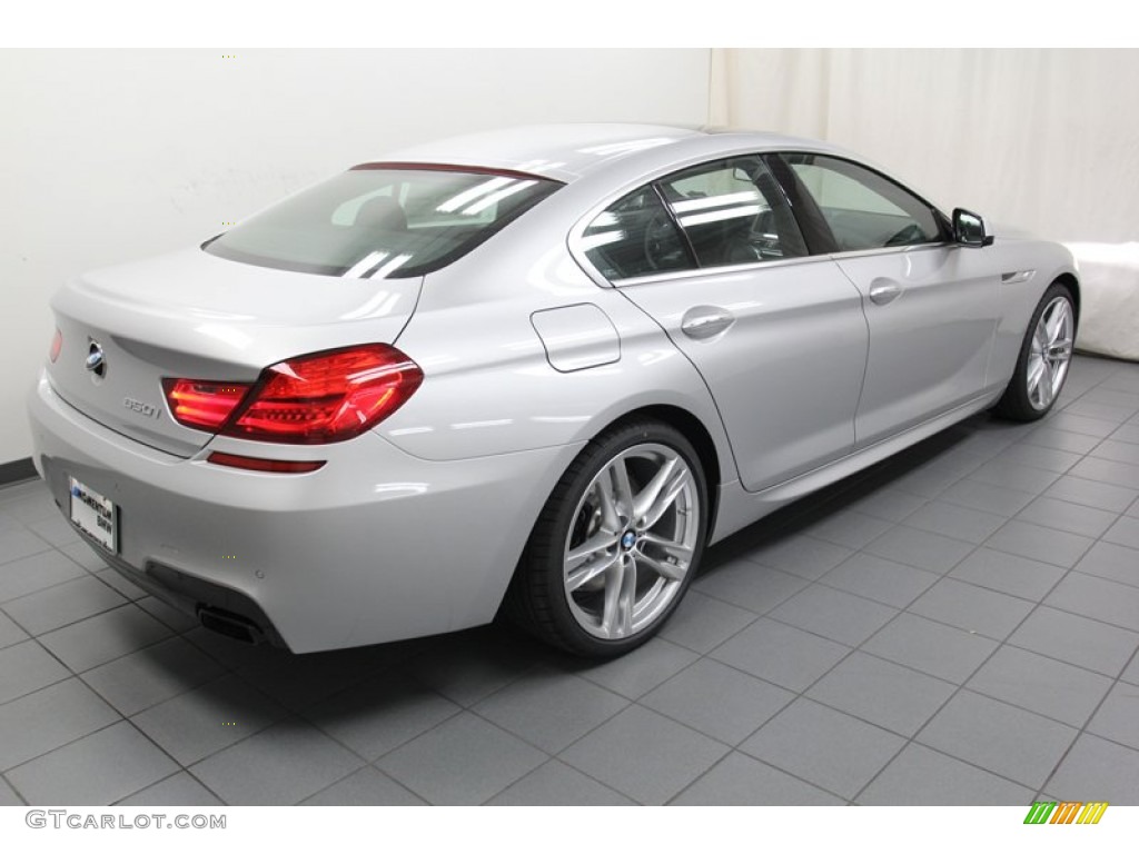 2013 6 Series 650i Gran Coupe - Titanium Silver Metallic / Black photo #8