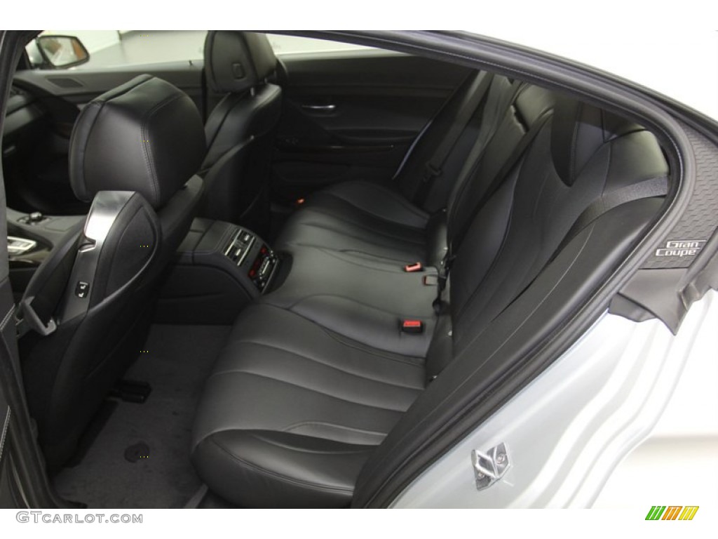 2013 BMW 6 Series 650i Gran Coupe Rear Seat Photo #78276262