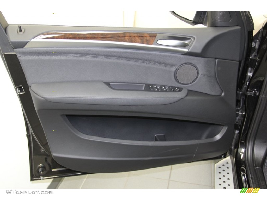 2013 BMW X5 xDrive 35i Premium Black Door Panel Photo #78276854