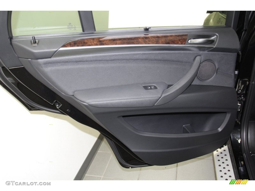 2013 BMW X5 xDrive 35i Premium Black Door Panel Photo #78277082