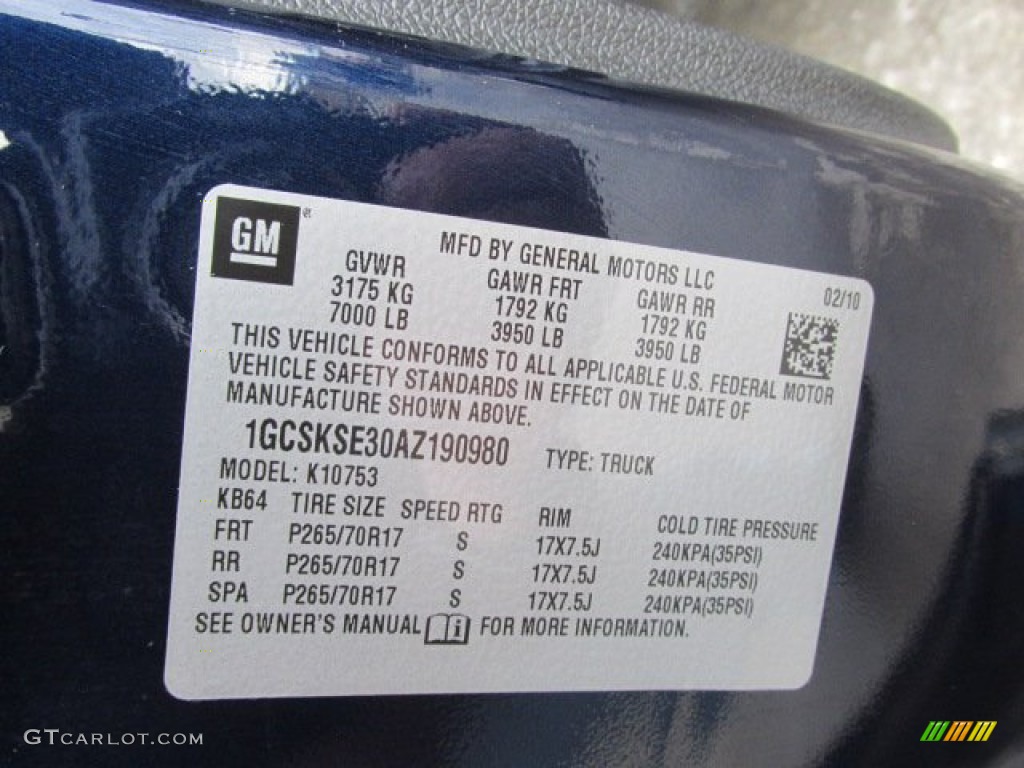 2010 Silverado 1500 LT Extended Cab 4x4 - Imperial Blue Metallic / Ebony photo #34
