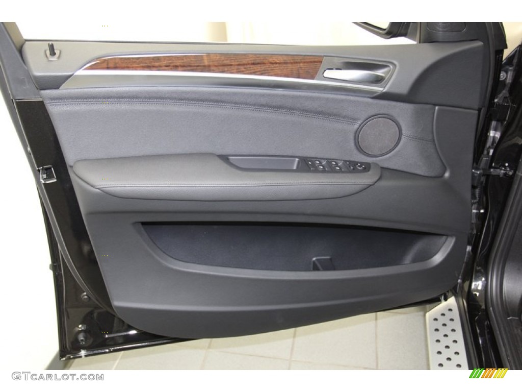 2013 BMW X5 xDrive 35i Premium Black Door Panel Photo #78277441