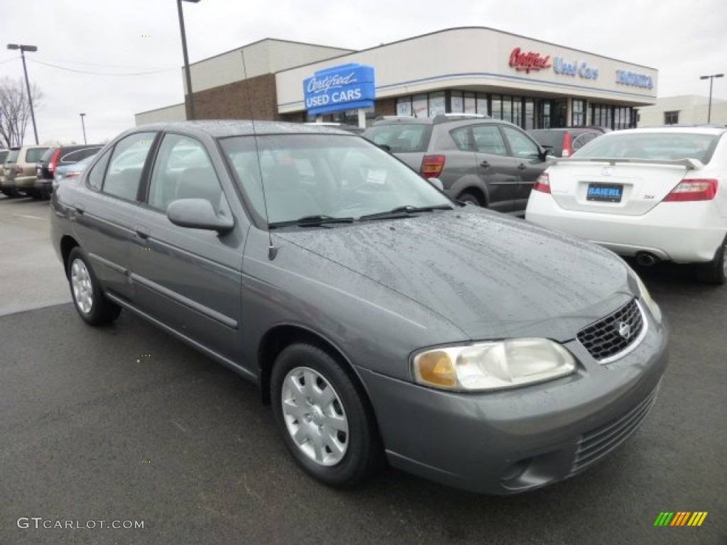 2001 Sentra GXE - Granite Gray / Stone photo #1