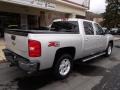 2010 Sheer Silver Metallic Chevrolet Silverado 1500 LTZ Crew Cab 4x4  photo #8