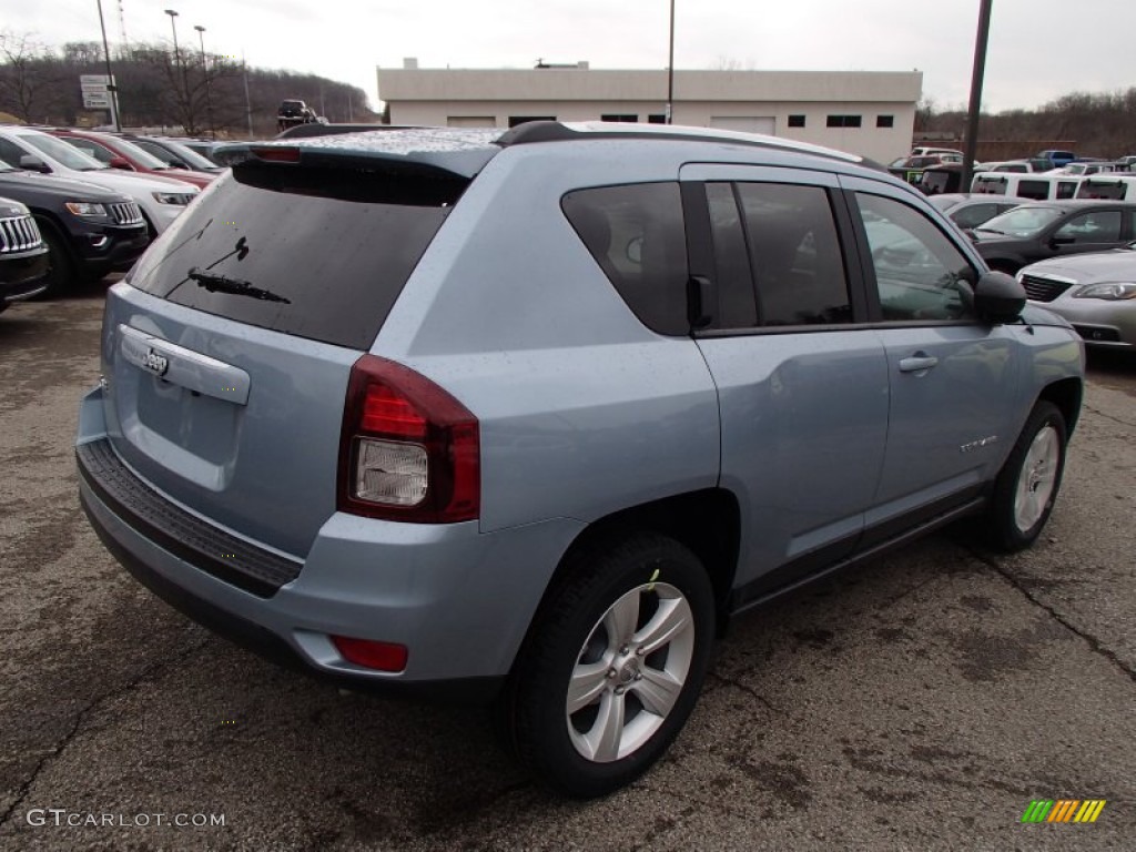 Winter Chill Pearl 2014 Jeep Compass Sport 4x4 Exterior Photo #78278746