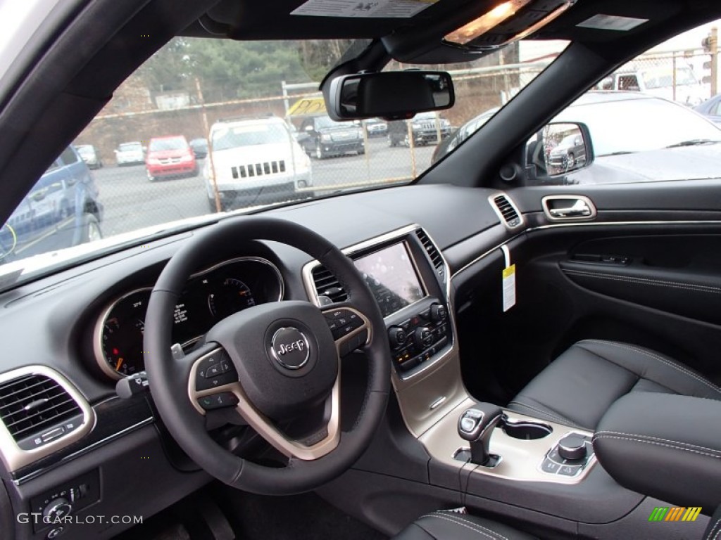 2014 Jeep Grand Cherokee Limited 4x4 Morocco Black Dashboard Photo #78279612