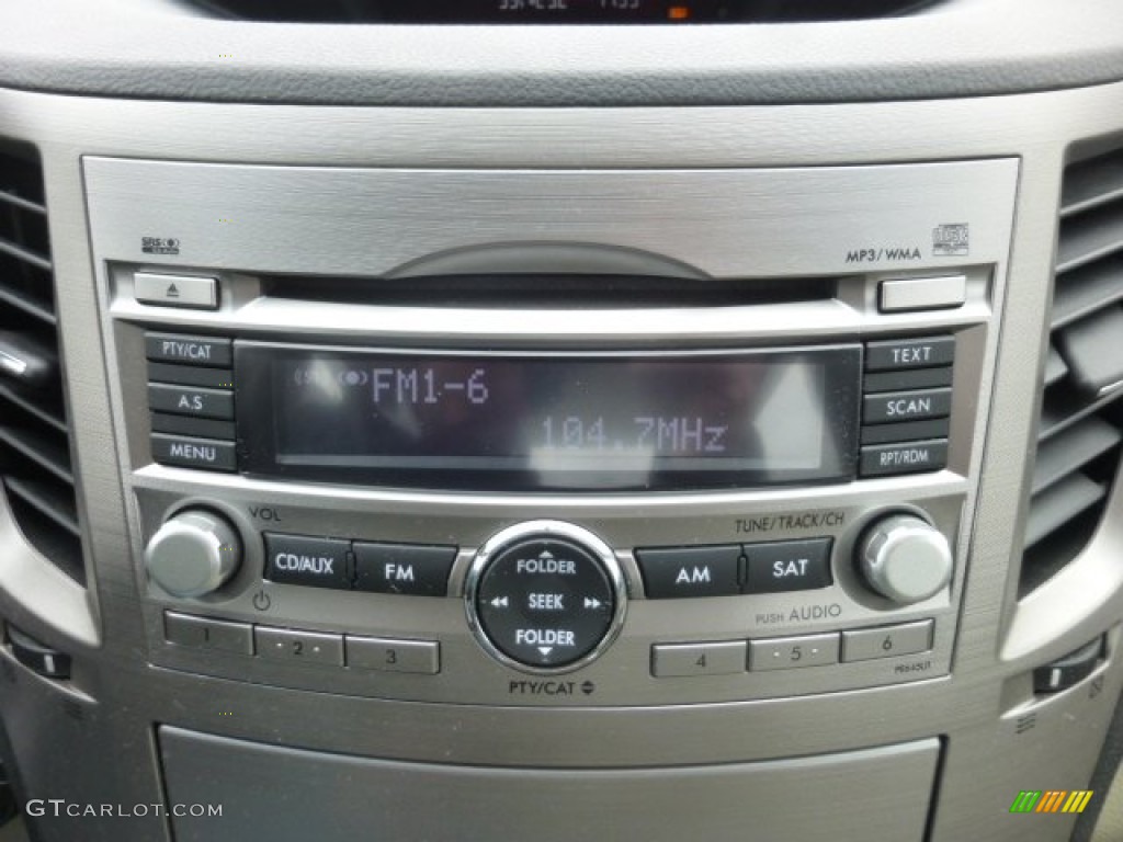 2010 Subaru Legacy 2.5i Premium Sedan Audio System Photo #78279694