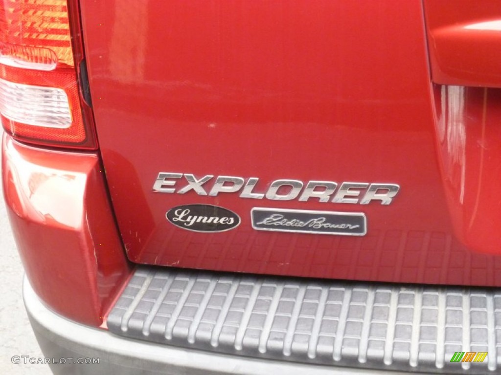 2003 Explorer XLT 4x4 - Redfire Metallic / Graphite Grey photo #5