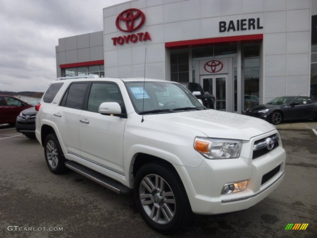 2010 4Runner Limited 4x4 - Blizzard White Pearl / Sand Beige photo #1