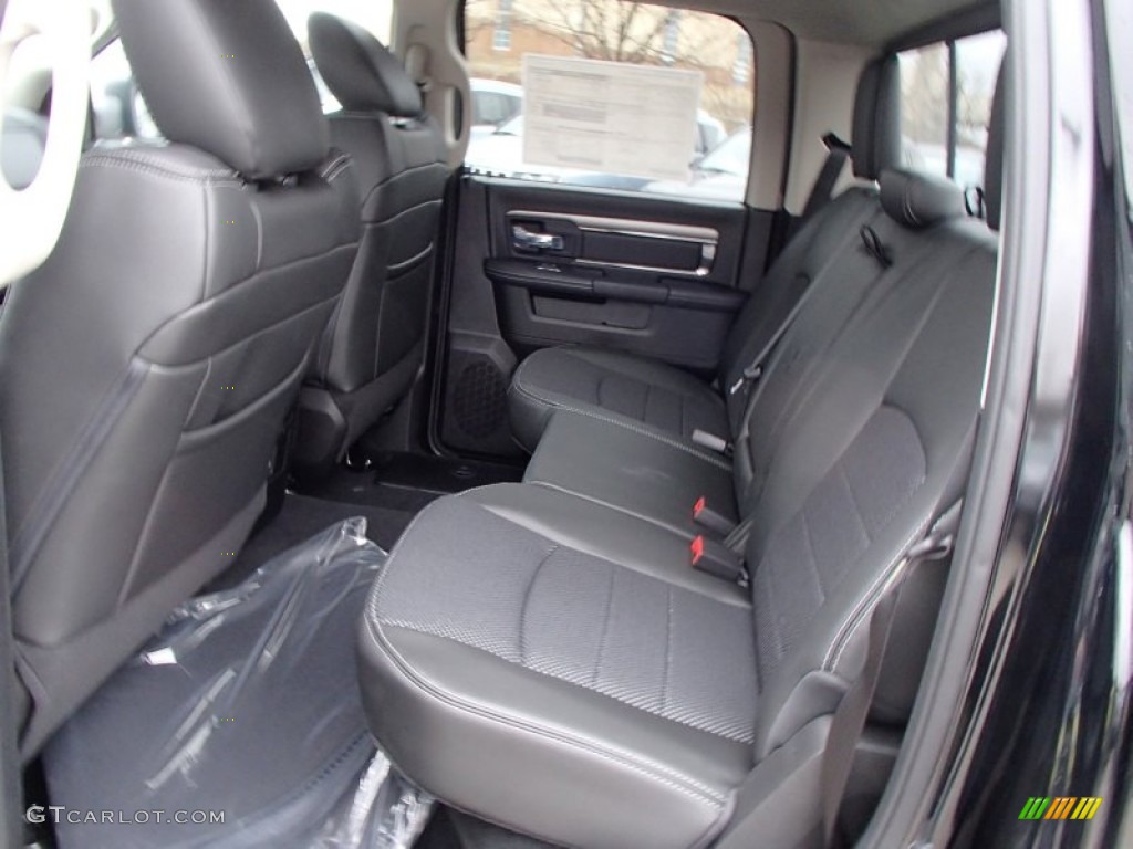 Black Interior 2013 Ram 1500 Sport Crew Cab 4x4 Photo #78281194