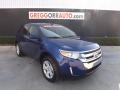 2013 Deep Impact Blue Metallic Ford Edge SEL  photo #1