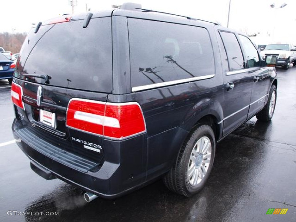 2011 Navigator L Limited Edition 4x4 - Tuxedo Black Metallic / Canyon/Black photo #3