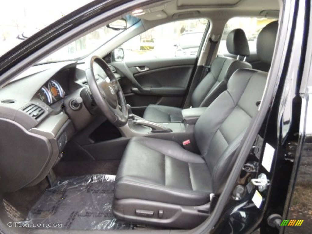 2010 TSX V6 Sedan - Crystal Black Pearl / Ebony photo #13