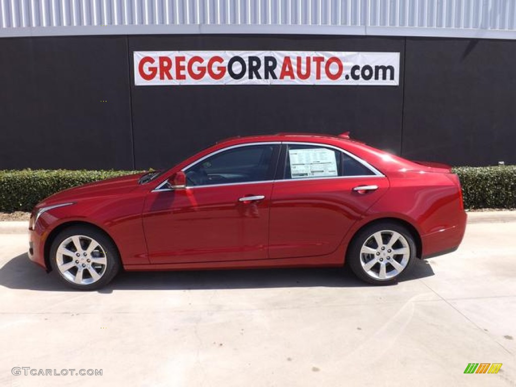 2013 ATS 2.5L Luxury - Crystal Red Tintcoat / Jet Black/Jet Black Accents photo #4