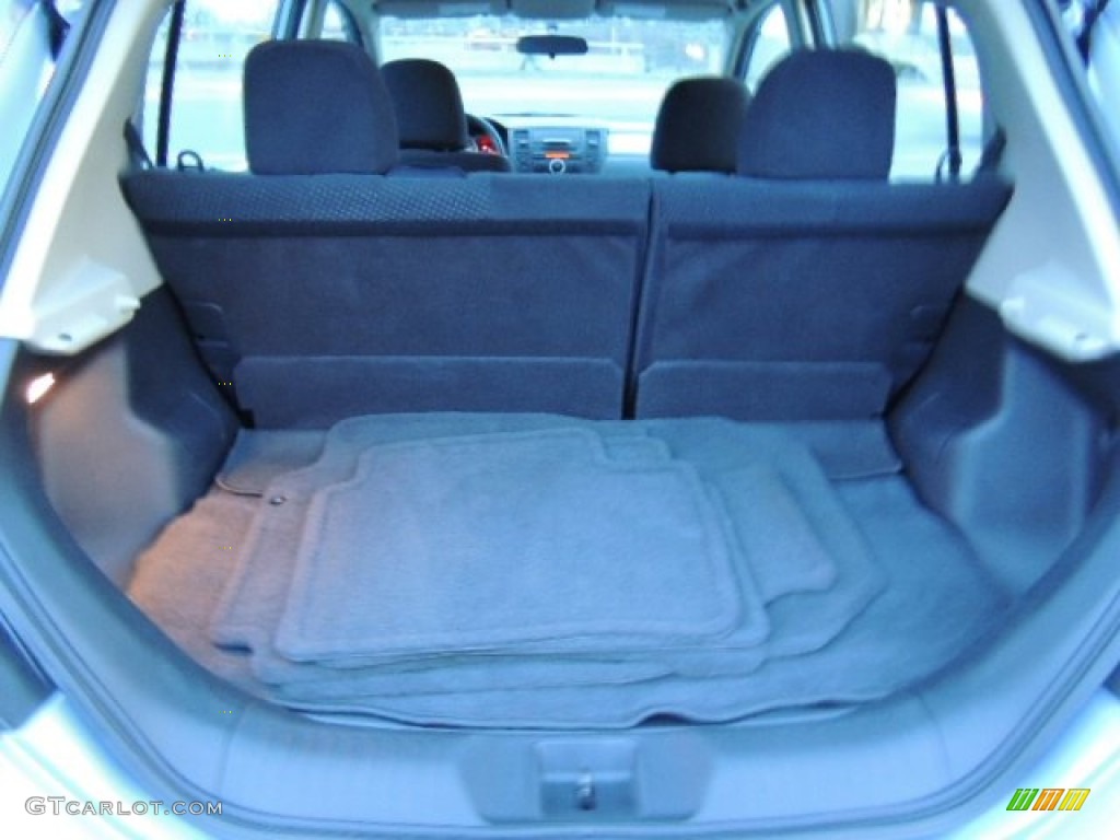 2011 Versa 1.8 S Hatchback - Arctic Blue Metallic / Charcoal photo #6